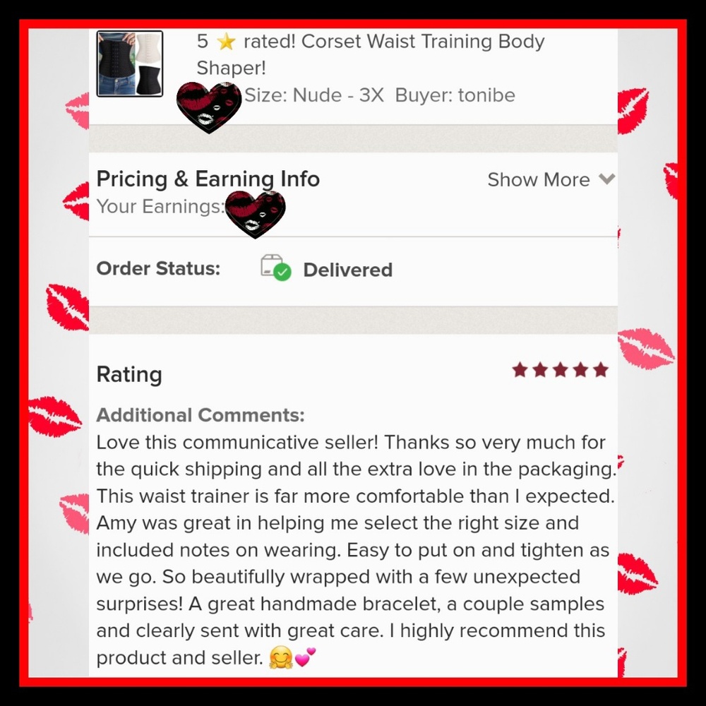 New! Corset Waist Training Body Shaper! - Picture 8 of 8